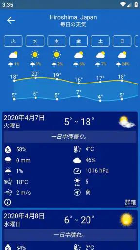 天気予報 screenshot 7