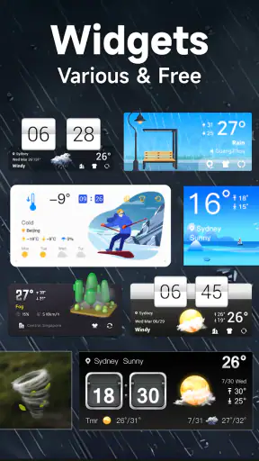 天気-料金なしのリアルタイム天気予報、災害警報とウィジェット screenshot 12