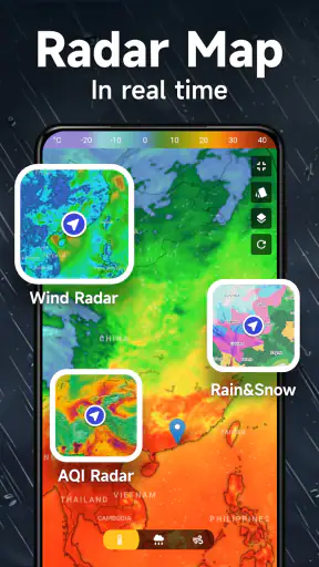 天気-料金なしのリアルタイム天気予報、災害警報とウィジェット screenshot 4