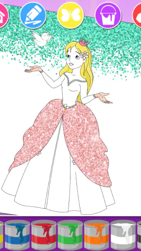 子供のためのプリンセス・カラーリング screenshot 12