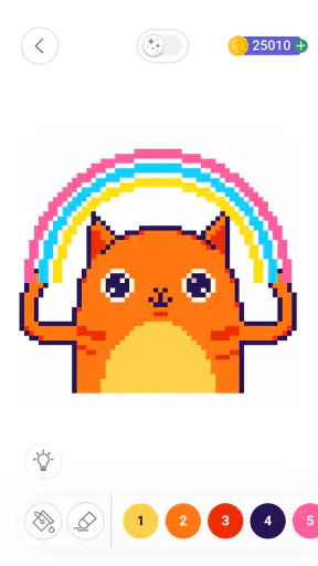 番号でぬりえ: ピクセル着色ゲーム screenshot 5