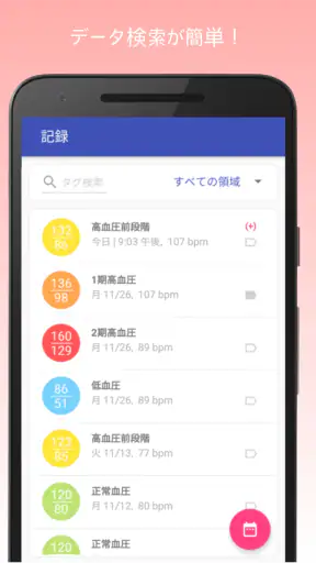 血圧記録計&高血圧管理 screenshot 2