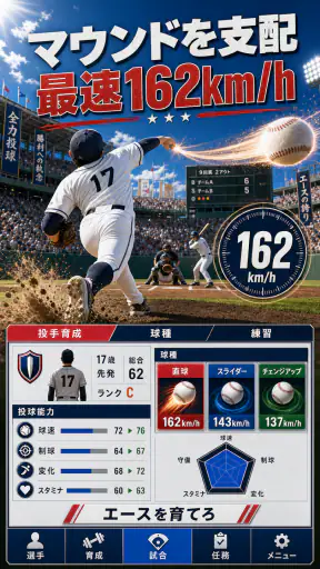 野球ライジングスター:Baseball star MVP screenshot 2