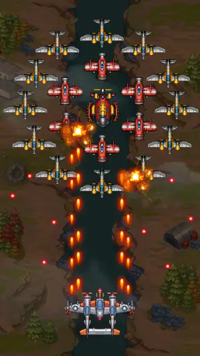 1945 공군: 레트로 오락실 슈팅 게임 screenshot 3