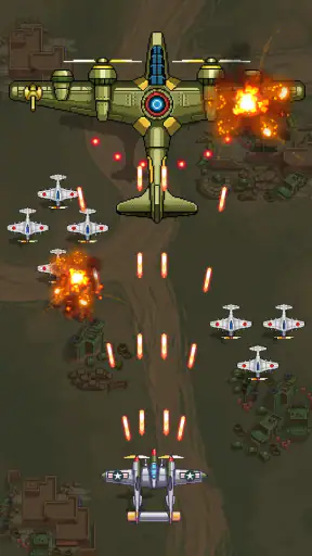 1945 공군: 레트로 오락실 슈팅 게임 screenshot 5