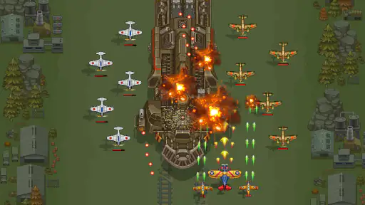 1945 공군: 레트로 오락실 슈팅 게임 screenshot 7