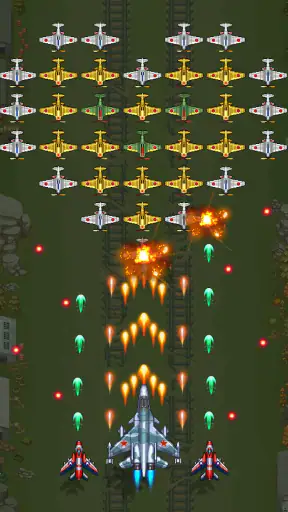 1945 공군: 레트로 오락실 슈팅 게임 screenshot 9