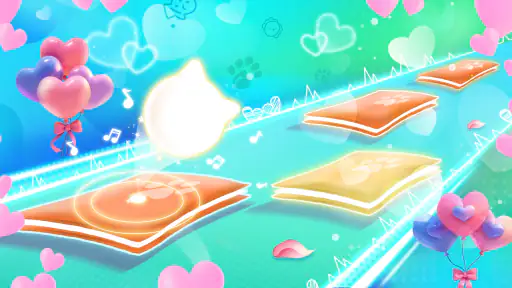 Beat Cats:홉핑 타일 인기 음악 비트 리듬 게임 screenshot 8
