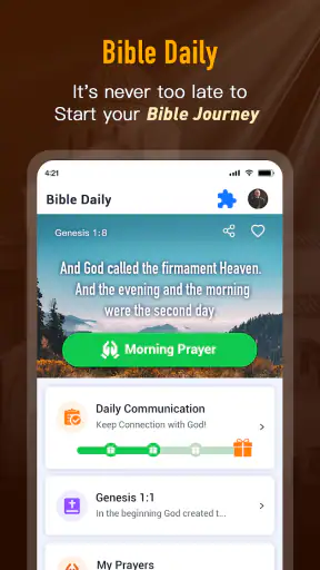 Bible Daily, KJV Bible + Audio screenshot 1
