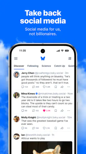 Bluesky screenshot 1