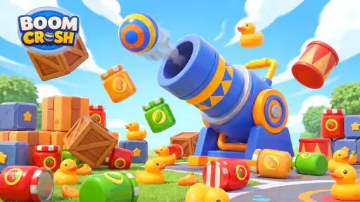 Boom Crush - 3D 대포 슈팅 게임 screenshot 1