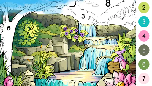 Color Oasis - 숫자로 색칠하기 screenshot 11
