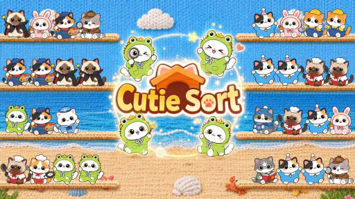 Cutie Sort: 고양이 분류 퍼즐 screenshot 1