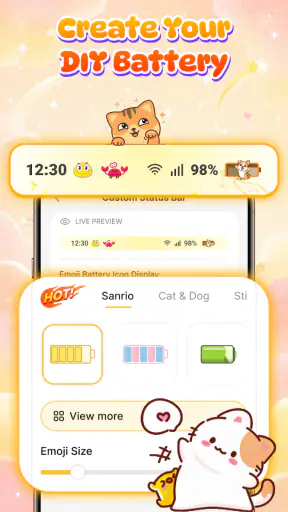 Emoji Battery: DIY Status Bar screenshot 2