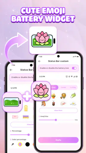 Emoji Battery Icon Customize screenshot 12