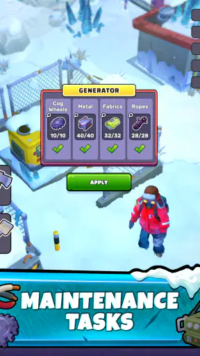 Frost World: 눈 아포칼립스 서바이벌 게임 screenshot 12