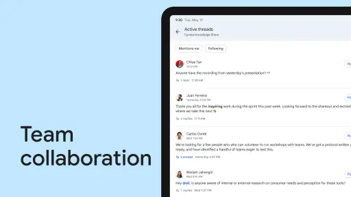 Google Chat screenshot 11