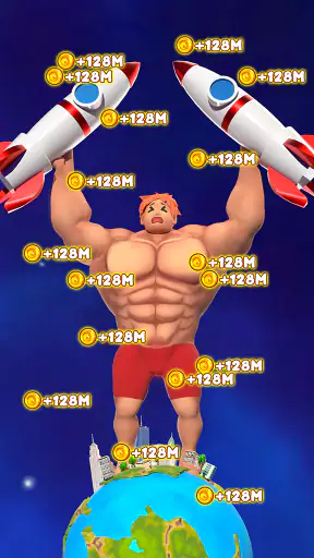Gym Idle Clicker: 머슬 히어로 screenshot 2