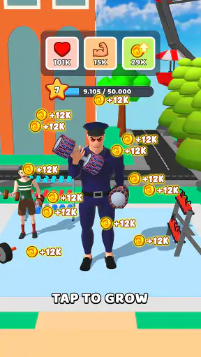 Gym Idle Clicker: 머슬 히어로 screenshot 9