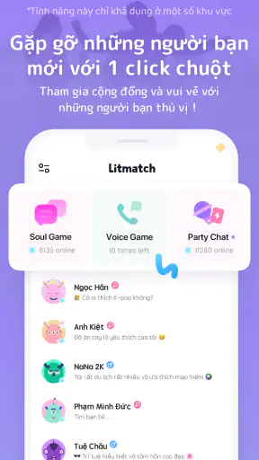 Litmatch—Make new friends screenshot 1