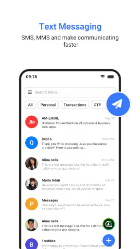 Messages screenshot 1