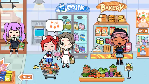 Mia World: Life Sims 어린이 가족게임 screenshot 3