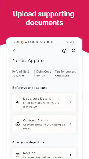 Pie VAT - Tax Free Shopping screenshot 2