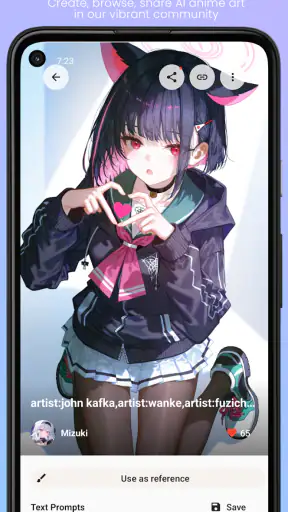 PixAI: AI 애니메 아트 제너레이터 screenshot 2