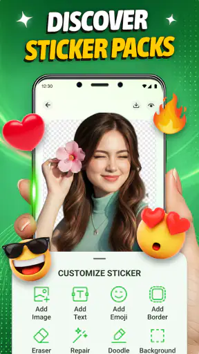 Romantic Love Sticker Maker screenshot 2