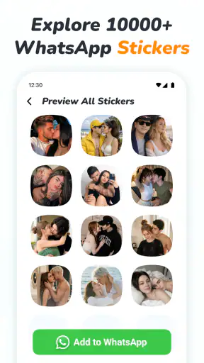 Romantic Stickers WAStickers screenshot 5