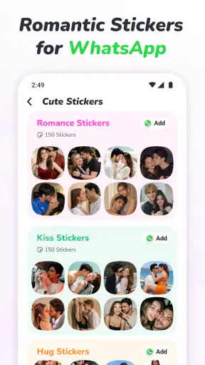 Romantic Stickers WAStickers screenshot 9