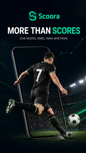 Scoora: Live Football Scores screenshot 1