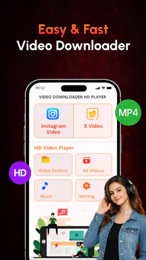 Video Downloader & HD Player screenshot 2