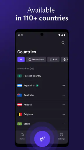 Proton VPN: 사생활 보호 안전한 VPN screenshot 3
