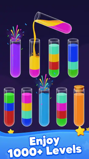 Water Sort! 컬러 로직 퍼즐 screenshot 12