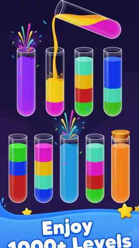 Water Sort! 컬러 로직 퍼즐 screenshot 3