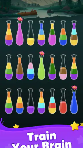 Water Sort! 컬러 로직 퍼즐 screenshot 8