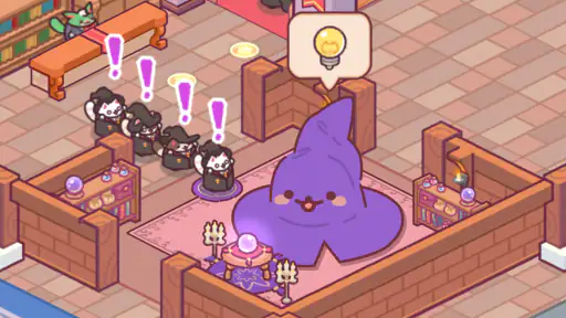 고양이 마법학교 : 신비하고 귀여운 타이쿤 screenshot 2