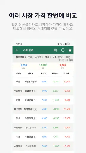농산물경매가격 - 실시간 경매 정보 한눈에 screenshot 4