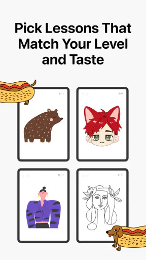 드로잉 앱, 색칠 & 스케치북・ArtWorkout screenshot 12