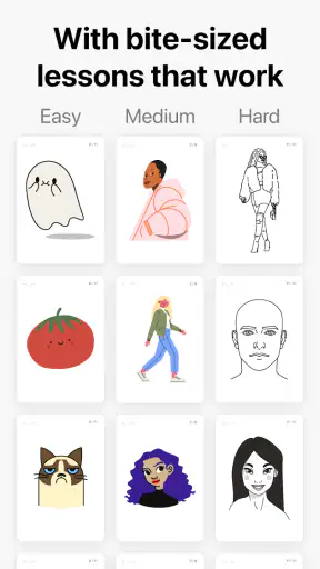 드로잉 앱, 색칠 & 스케치북・ArtWorkout screenshot 2