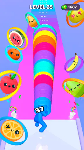 레이어 맨 3D: 질주 & 수집 screenshot 10