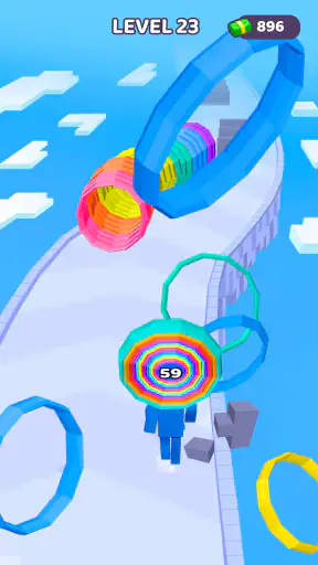 레이어 맨 3D: 질주 & 수집 screenshot 6
