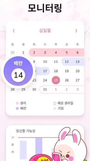 생리 달력 - 생리 주기 관리 screenshot 6