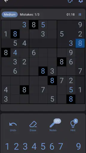 스도쿠 screenshot 3