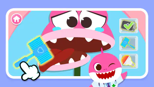 아기상어 치과놀이: 어린이 동물 병원, 치과 의사 게임 screenshot 10