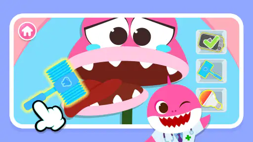 아기상어 치과놀이: 어린이 동물 병원, 치과 의사 게임 screenshot 4