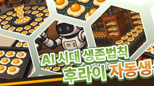 연탄후라이 키우기 - 퇴사 인생 성공신화 방치형 디펜스 screenshot 4
