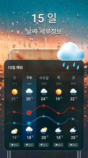 일기예보 및 실시간 레이더 screenshot 2