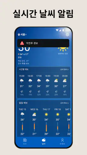 지역 날씨 뉴스 - 레이더 screenshot 5